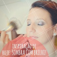 Sexta-feira pede glitter, sempre! #Maquiagem #Make #SextaFeira #Friday #AmoMaquiagem #Ahazou