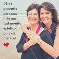 No dia das mães dê um presente que ela realmente vá gostar!
Nada de flores, um dia de beleza é tudo o que ela merece. <3
#diadasmães #ahazou #estética #motivacional