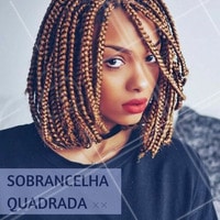 A sobrancelha quadrada deixa o visual com um ar mais sério e combina perfeitamente com quem tem o rosto redondo. Converse com a sua designer de sobrancelha e veja se é o formato para você! #Formato #Sobrancelha #Inspiração