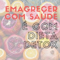 A dieta do detox contribuí para a eliminação desses excessos que se acumulam ao longo do dieta de detox funcionatempo e que impedem o organismo de funcionar corretamente. #Dieta #Detox #Saúde #Alimentação #Fitness