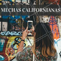 As mechas californianas normalmente são feitas com tons dourados apenas nas pontas do cabelo, parecidos com o aspecto de fios exposto ao sol. Essas mechas são as preferidas das loiras. #mechas #californiana #cabelo