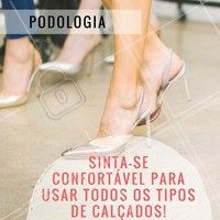 Com os tratamentos de podologia, seus pés estarão sempre cuidados e sem inflamações para usar todos os calçados que desejar. Agende já o seu horário! #Podologia #PésSaudável #Saúde #BelezaDosPés #Ahazou