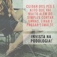 A podologia não é um tratamento de beleza, apenas, é um tratamento completo que tem a saúde dos pés como foco principal. #Podologia #PéSaudável #Saúde #BelezaDosPés #Ahazou