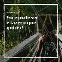 Porque nós podemos fazer o que quisermos independente do que nos digam!
#autoestima #ahazou #mulher