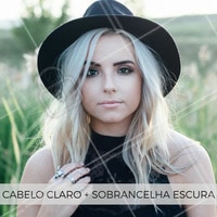 Para as platinadas se inspirarem! Não é porque o cabelo está claro que a sobrancelha tem que seguir o mesmo tom. #sobrancelha #cor #platinado