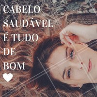 A melhor sensação é se olhar no espelho e ver aquele cabelo brilhando. Já marcou a sua hidratação essa semana? #hidratação #cabelo #cabelosaudável