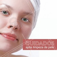 Depois de fazer uma limpeza de pele é normal a área onde foi feito o procedimento ficar sensível. Por isso são indicados alguns cuidados como o uso de produtos com propriedades calmantes e cicatrizantes para ajudar na recuperação. #cuidados #estética #limpezadepele