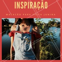 Estilosa e na moda nas festa juninas, macacão é tudo!
#beleza #festajunina #ahazou