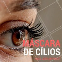 A máscara para cílios é um item de maquiagem indispensável. Deixe para aplicar máscara no final da maquiagem, ela é o acabamento do make dos olhos. A ordem de aplicação dos produtos pode alterar o resultado. #Maquiagem #AmoMaquiagem #Ahazou