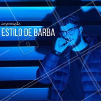 O estilo Trimmed Beard está super em alta, seja sua barba mais curta ou mais cheia, o foco dela são as laterais com linha reta. Elas podem ser aparadas com navalha ou com uma máquina mais precisa, o interessante é manter as linhas externas aparadas de forma linear. Usariam ou não? #barba #barbearia #trimmedbeard