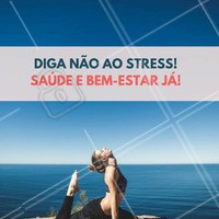 Pratique yoga, pilates, meditação... exercícios de equilíbrio para a mente e o corpo é ideal para a sua saúde! #BemEstar #Saúde