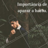 Para manter a barba sempre saudável e forte, é importante dar aquela aparadinha de vez em quando! Inclusive, para quem está deixando a barba crescer, é extremamente importante para que ela cresça inteira no mesmo comprimento. #barbearia #aparar #barba
