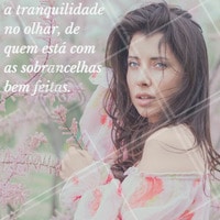 E você? Está com o olhar tranquilo ou ainda vai agendar o seu horário? #sobrancelha #tranquilidaenoolhar