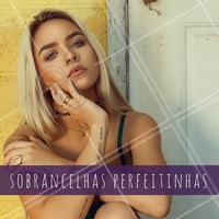 Para ter as sobrancelhas perfeitas, mantenha-as sempre bem feitas, não deixe de preenchê-las para eliminar as falhas e por fim contorne com corretivo para realçar o olhar. #olhar #sobrancelha #sobrancelhaperfeita