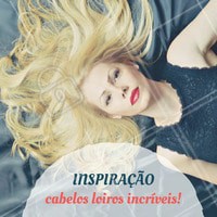 Pensando em mudar o visual? Inspire-se neste tom de loiro! #Cabelo #Hair #Loiras #AmoLoiro #CabeloLoiro