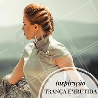 As tranças embutidas são puro charme, além de serem práticas de fazer no dia a dia. Invista! #Cabelo #Hair #Inspiração #Ahazou