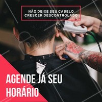 Barba descabelada não pode! Agende com a gente. #horário #barba #barbearia