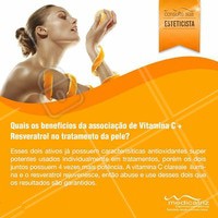 Os benefícios da Vitamina C e o Resveratrol para tratamento da pele #Medicatriz #AhazouMedicatriz #resveratrol #vitaminaC #rejuvenescimentofacial #PeleSaudavel #Estetica