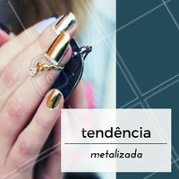 Quem também AMA essa tendência? #Unha #Tendência #Nails #Inspiração