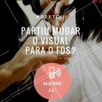 Quer começar o fim de semana ARRASANDO? Vem dar aquela renovada o seu visual! #Sextou #FimDeSemana #Beleza #PartiuArrasar
