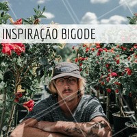 Já pensou em apostar no bigodon? Fica estilo! #style #bigode #inspiração