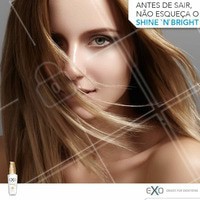 Antes de sair de casa, utilize um finalizador para dar brilho e movimento aos seus cabelos para que você fique Diva! #Exo #AhazouExo #Exohair #Cabelos #Autoestima