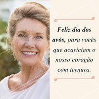 O dia de vocês é todo dia!
#diadosavós #ahazou