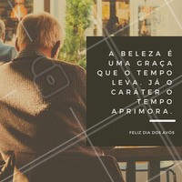 A verdadeira beleza está dentro de nós!
O tempo é sabedoria!
Feliz dia dos avós!
#ahazou #diadosavós