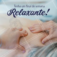 Hoje é dia de relaxar!
#ahazou #estéticacorporal #massagem
