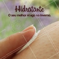 Quer evitar o ressecamento da pele no inverno? Use protetor solar, prefira banhos mornos e seja amiga dos cremes hidratantes! #hidratante #ahazou #hidratação #inverno #pelesaudavel #ahazou #beleza #bemestar #estéticacorporal