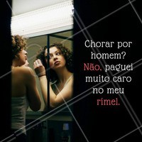 Chorar por homem? Jamais!
Esse rímel custou caro! #ahazou #make #rímel #beleza #autoestima #maquiagem #ahazoudemais