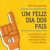 A todos os pais incríveis que vemos por aí, aproveitem seu dia para curtir com os filhotes! #diadospais #pais #amor