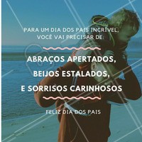 Um dia cheio de amor e carinho para todos os paizões! #pais #diadospais #ahazou