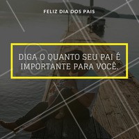 Deixe aqui nos comentários uma mensagem para o seu pai e o marque para que saiba o quanto você o ama!
#ahazou #diadospais