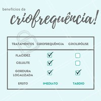 Criolipólise ou criofrequência? Saiba a diferença entre os dois 😉 #criofrequência #tratamento #benefícios