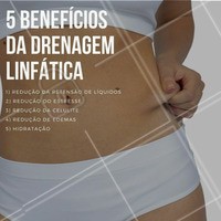Se você já amava drenagem linfática, aqui estão mais 5 motivos para você cair de amores por essa maravilha! E se você ainda não conhece, está esperando o que para marcar o seu horário? #benefícios #drenagemlinfática #estéticacorporal