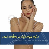 As olheiras são um problema comum, mas você conhece a diferença entre elas? As mais castanhas costumam ser um excesso de produção de melanina. Já as azuis são causadas por fatores externos, como poluição, estresse e noites mal dormidas. Consulte sua esteticista para saber como tratar a sua. #olheiras #estéticafacial #rosto