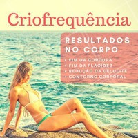 Agende agora o seu horário. A #criofrequencia é um tratamento de combate a gordura localizada, celulite e flacidez de forma segura e eficaz, obtendo o resultado já na primeira sessão. #criofrequencia #flacidez #esteticacorporal #esteticista #beleza #ahazou #esteticafacial #celulite #clinicadeestetica