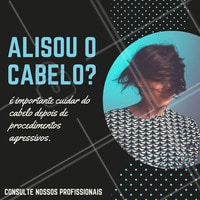 Depois de usar química muito forte no cabelo, é comum que os fios fiquem enfraquecidos. Para isso não acontecer, consulte nossos profissionais para fazer uma avaliação de qual procedimento é o ideal para você! #cabelo #revitalizaçãocapilar #tratamentocapilar #química