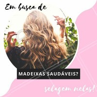 A selagem capilar é muito indicada para pessoas que estão com os cabelos extremamente danificados, seja pelo dia a dia ou pelo abuso de química, trazendo uma restauração dos fios! #cabelo #beleza #selagem