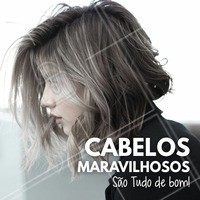 Cabelos bem cuidados e deslumbrantes, quem não ama? Sinta-se bem com os seus fios sempre! #Cabelo #Hair #Beleza #Ahazou #SalaoDeBeleza #Cabeleireiro #Autoestima