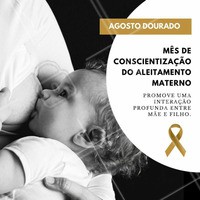 Agosto Dourado é o mês da campanha do aleitamento materno, com o intuito de reforçar que o ato de amamentar traz benefícios tanto para a mãe quanto para o bebê, e que estes benefícios perduram até a vida adulta da criança, reduzindo riscos de muitas doenças. ❤️ #agostodourado #leitematerno #amamentação #ahazou #mãe #amor #saúde