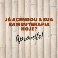 Venha sentir esse tratamento maravilhoso!
Agende o seu horário!
#ahazou #bambuterapia