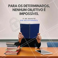 Hoje Ă© o Dia dos Estudantes đ ParabĂ©ns a todos os estudantes ! #DiaDoEstudante #Ahazou #Beleza #BemEstar