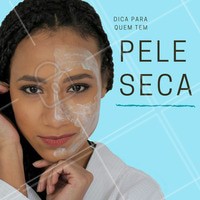 Quem tem a pele seca deve ter mais cuidado na hora de hidratá-la para não acabar com rachaduras. Uma dica é usar hidratantes ao menos duas vezes ao dia, uma de manhã e outra após o banho, que é quando a pele tem maior capacidade de absorção. #dica #peleseca #estéticafacial #hidratação