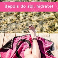 Capriche no hidratante para deixar a pele protegida evitando a descamação e o sumiço do bronzeado. Além disso o produto diminui os vermelhões e a sensação de ardor. #hidratante #amo #ahazou #bronzeado #saúde