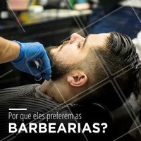O motivo é simples: eles preferem estar nas mãos seguras de um barbeiro que sabem muito bem o que fazem. Barba sem falhas e pronta pra ser desfilada por aí com muito orgulho! #Barbearia #BarberShop #Ahazou #Homens #Barba