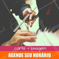Venha renovar o seu visual com um novo look de cabelo! #Cabelo #Hair #Lavagem #Corte #Ahazou