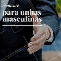 Aqui, eles também podem agendar o melhor horário para conquistar unhas limpas e saudáveis! Vem! #Unha #Manicure #Esmalte
