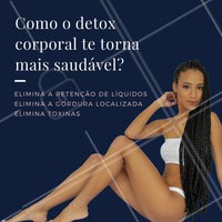 Com todos os benefícios, que tal agendar seu horário? #detoxcorporal #detox #estéticacorporal